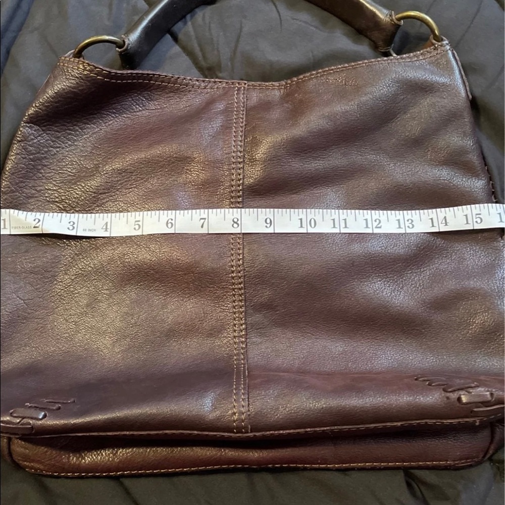 ❌❌SOLD SOLD❌❌Lucky brand Lrg whipstitch hobo bag - Picture 9 of 11